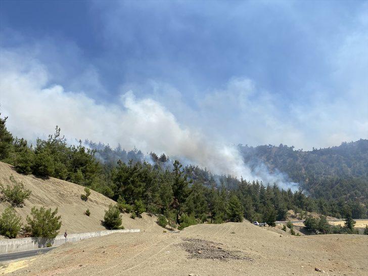 GÜNCELLEME - Kahramanmaraş'ta çıkan orman yangınına havadan ve karadan müdahale ediliyor G5