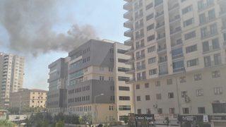 İl Sağlık Müdürlüğü binasında korkutan yangın