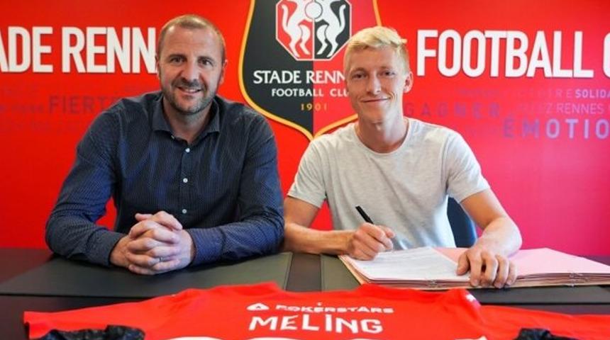Trabzonspor'un gündeminde olan Meling, Rennes'e transfer oldu