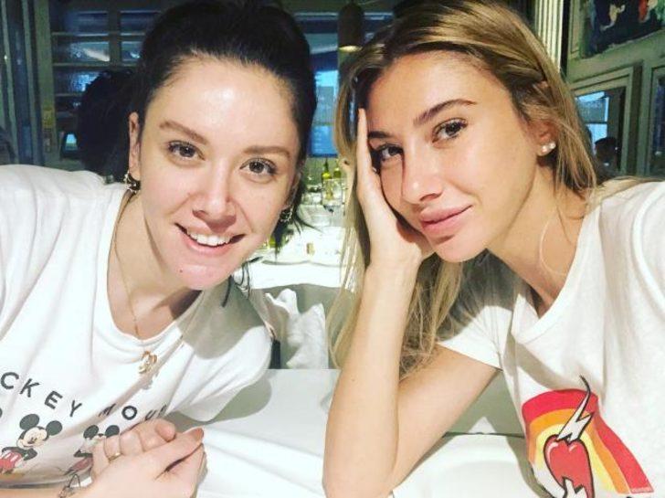 Şeyma Subaşı'nın kız kardeşi Kübra Açıl, Ayça Çağla Altunkaya ile tatile çıktı