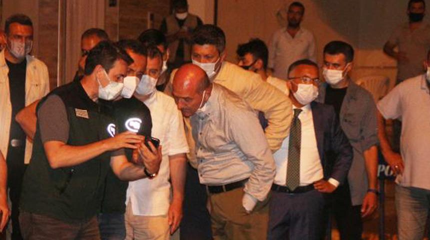 Bakan Soylu: Rize'de selden kaynaklı riskli evler tahliye edildi