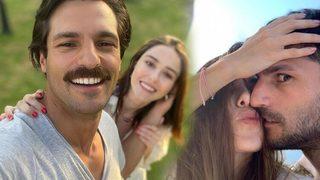 Özge Gürel ve Serkan Çayoğlu’ndan aşk pozu