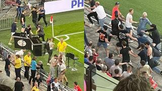 PSV - Galatasaray maçında gerilim! Saldırı girişimi...