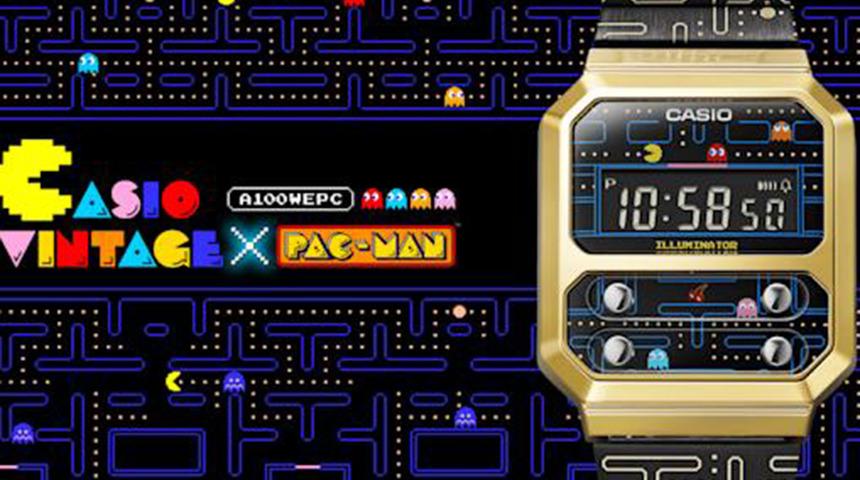 Casio’nun yeni saati, Pac-Man oyunundan esinlendi