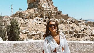 Dilan Çiçek Deniz'den Kapadokya pozları!