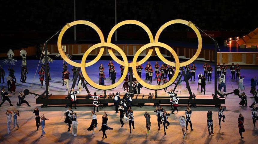 Tokyo 2020 Olimpiyatları'nda a&ccedil;ılış t&ouml;reni salgın &ouml;nlemlerinin g&ouml;lgesinde başladı