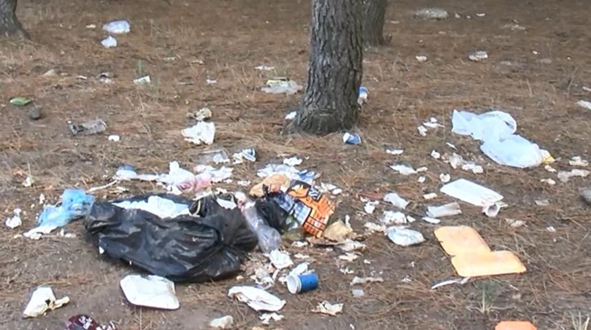 Sarıyer'de piknikçilerden geriye çöp yığınları kaldı