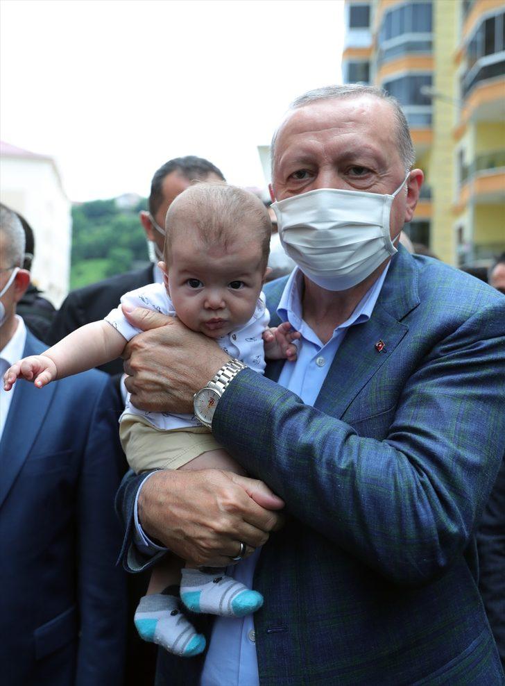 Cumhurbaşkanı Erdoğan selden etkilenen Arhavi'de vatandaşlara hitap etti: G2