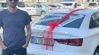 Şaşkına çeviren görüntü! Boşanmayı böyle kutladı