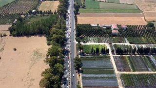 Antalya-Muğla karayolunda 15 kilometre araç kuyruğu