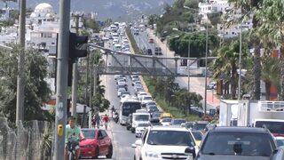 Bodrum'dan tatil dönüşü yoğunluğu! 1 günde 70 bin araç çıkış yaptı