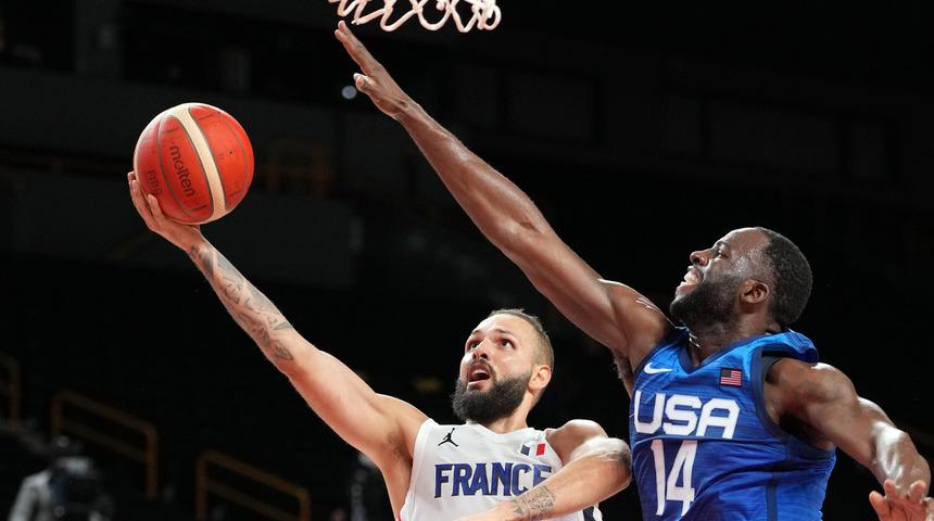 Fransa son olimpiyat şampiyonu ABD’yi mağlup etti