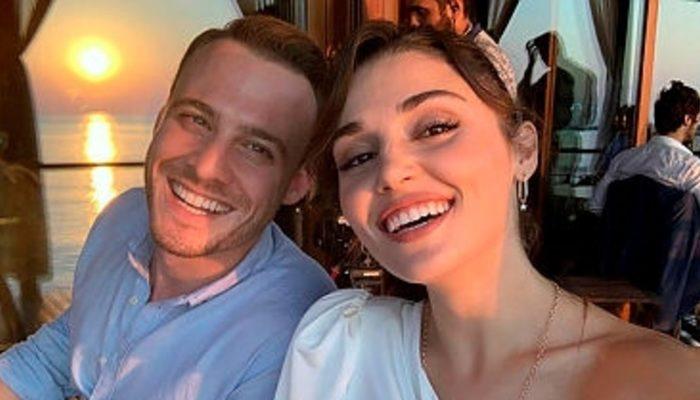 Hande Erçel'in bikinili pozuna sevgilisi Kerem Bürsin'den yorum