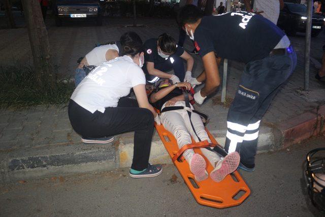 Adana'da otomobil elektrikli bisikletle çarpıştı: 1 yaralı