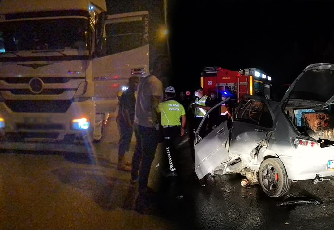 Gaz pedalı takılı kalan TIR dehşet sa&ccedil;tı! 30 km sonra durabildi