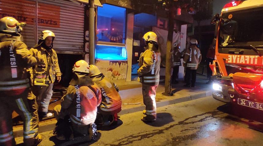 Şişli'de korkutan gece! Apartman sakinleri fark etti