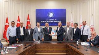 Büro Memur-Sen Başkanı Yazgan, Toplu Sözleşme taleplerini ilgili bakanlığa iletti