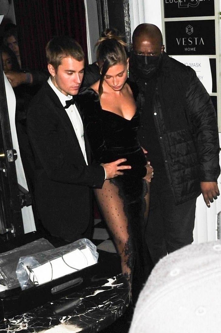Hailey Baldwin transparan giydi, Justin Bieber önlem aldı G2