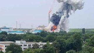 Almanya'da patlama alarmı: Tüm şehre yayıldı! Camları açmayın