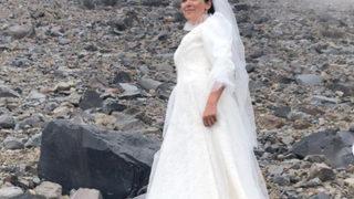 Gelinliğini giydi, Ağrı Dağı'yla evlendi! ''Mesaj vermek istedim''