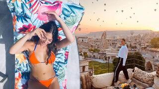 Kapadokya'ya giden Demet Özdemir'den tatil pozları
