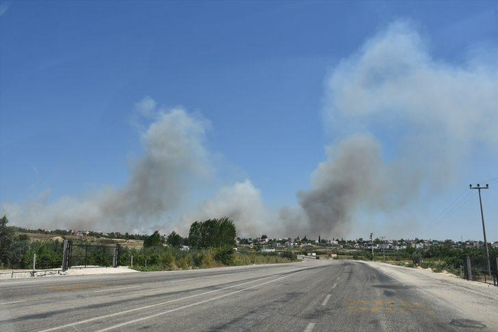 Adana Sarıçam'da çıkan orman yangınına müdahale ediliyor G4