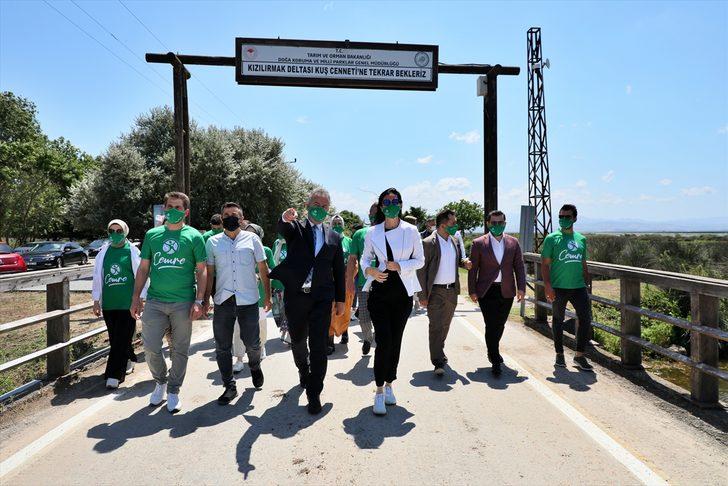 AK Partili Çiğdem Karaaslan Kızılırmak Deltası'nda "Cemre"lerle bir araya geldi G1