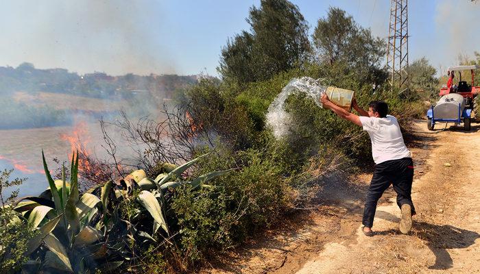 Adana'nın iki ilçesinde orman yangını