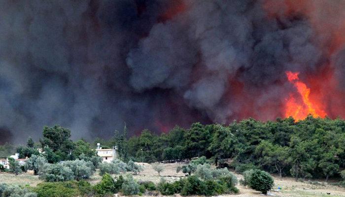 Manavgat'taki yangından kahreden görüntüler