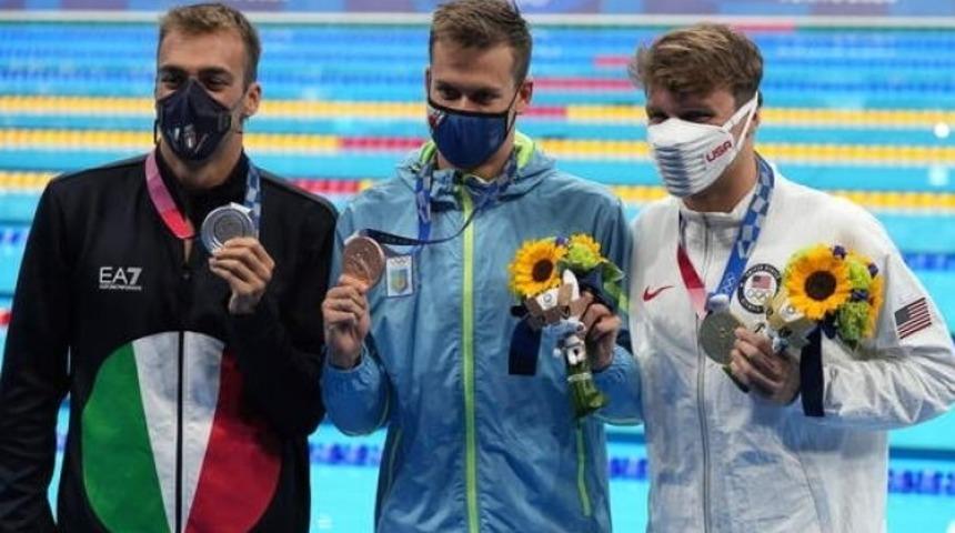 ABDli Finke 800 metre serbestte altın madalyayı aldı