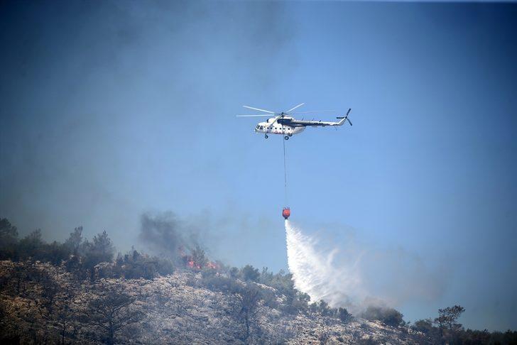 GÜNCELLEME 2- Mersin'in Silifke ilçesinde çıkan orman yangınına müdahale ediliyor G2