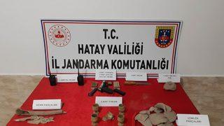 Hatay'da izinsiz kazı yapan 7 şüpheli suçüstü yakalandı