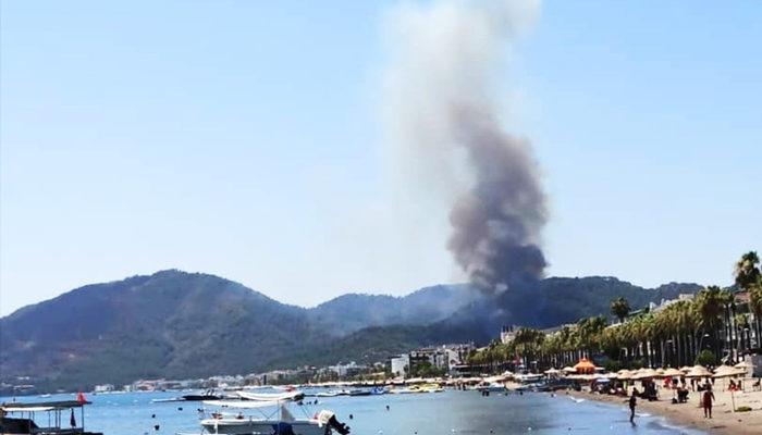 Son Dakika: Muğla Marmaris'te orman yangını
