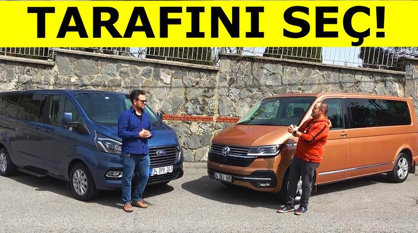 Tarafını seç! Volkswagen Caravelle vs Ford Tourneo Custom
