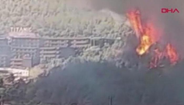 Son Dakika: Muğla'nın Bodrum ilçesinde yangın! Alevler büyük otellere dayandı