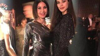 Deren Talu pembe bikinisiyle mest etti