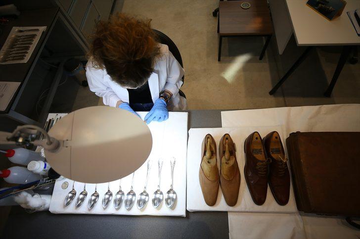 Atatürk'ün kişisel eşyaları Troya Müzesi'nde konservasyon çalışmasına tabi tutuluyor G4