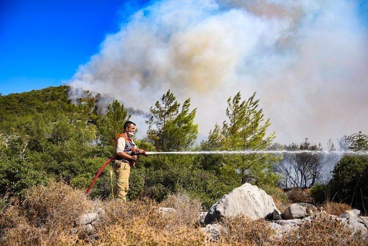 GÜNCELLEME 5 - Mersin'in Silifke ilçesinde çıkan orman yangınlarına müdahale ediliyor G5