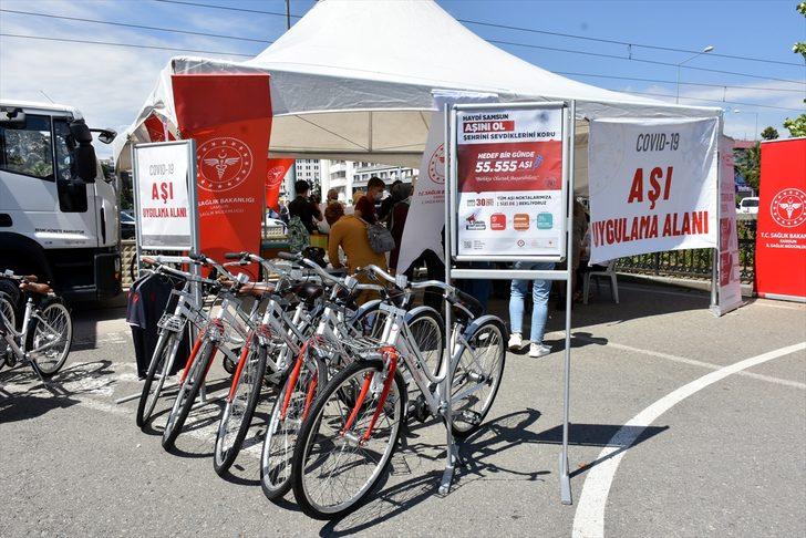 Samsun'da "Hedef 1 Günde 55 bin 555 Aşı" kampanyası başlatıldı G4