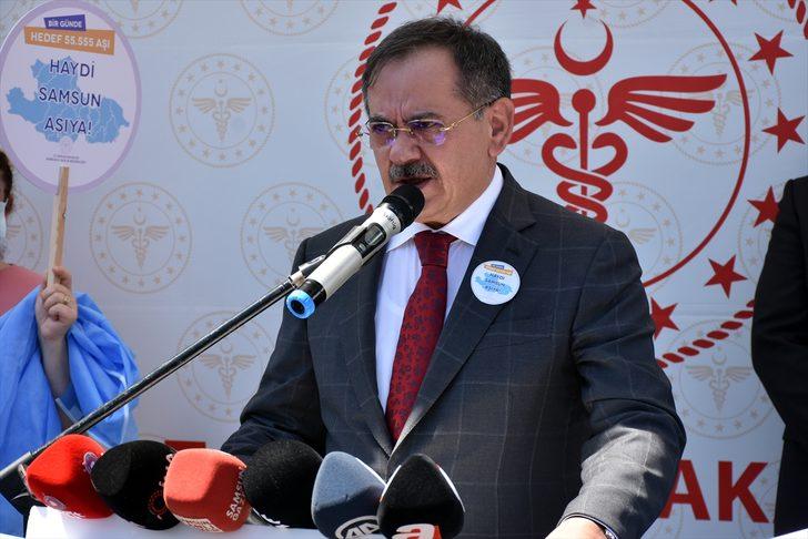 Samsun'da "Hedef 1 Günde 55 bin 555 Aşı" kampanyası başlatıldı G5