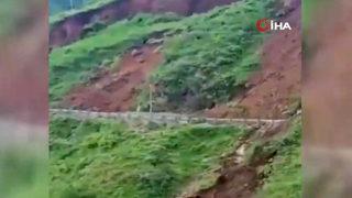Hindistan'da korkunç olay! Toprak kayması sonucu 204 kişi mahsur kaldı