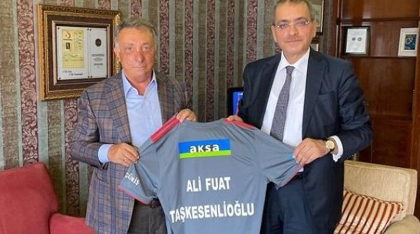 Ahmet Nur Çebi, SPK Başkanı Ali Fuat Taşkesenlioğlu'nu ziyaret etti