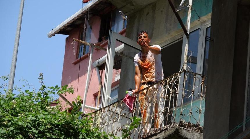 Şaşkına çeviren anlar! Balkondan atladı, “ölmedim” diye bağırdı