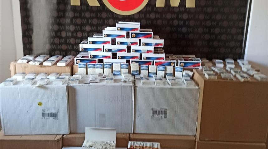 Malatya'da kaçak 189 bin 600 makaron ele geçirildi