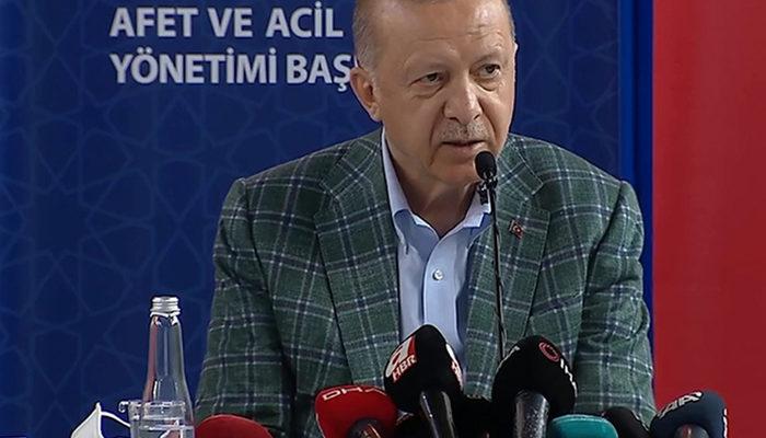 Son Dakika: Cumhurbaşkanı Erdoğan afet bölgesinde yapılacak yardımları açıkladı