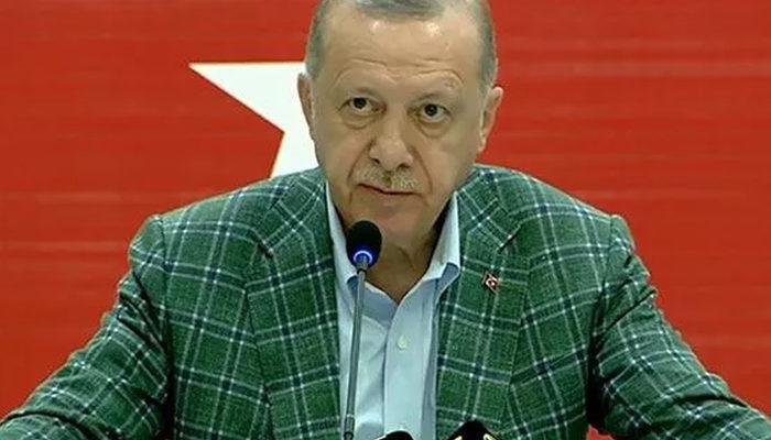 Cumhurbaşkanı Erdoğan'dan afet bölgesinde sert açıklama