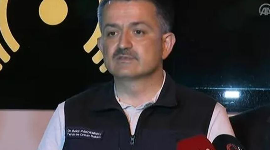 Son Dakika: Bakan Pakdemirli yangın bölgelerindeki son durumu açıkladı