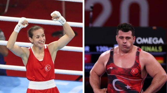 2020 Tokyo Olimpiyat Oyunları: Boksta Buse Naz Çakıroğlu yarı finale yükseldi; güreşte Rıza Kayaalp yarı finalde elendi