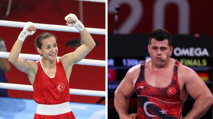 2020 Tokyo Olimpiyat Oyunları: Boksta Buse Naz &Ccedil;akıroğlu yarı finale y&uuml;kseldi; g&uuml;reşte Rıza Kayaalp yarı finalde elendi