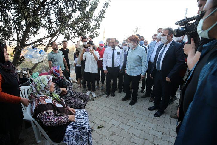 İYİ Parti Genel Başkanı Akşener, Adana Aladağ'daki orman yangınında zarar gören alanları inceledi: G2